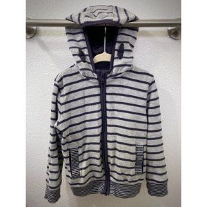 Great condition. Knit hooded zipper sweatshirt with pockets